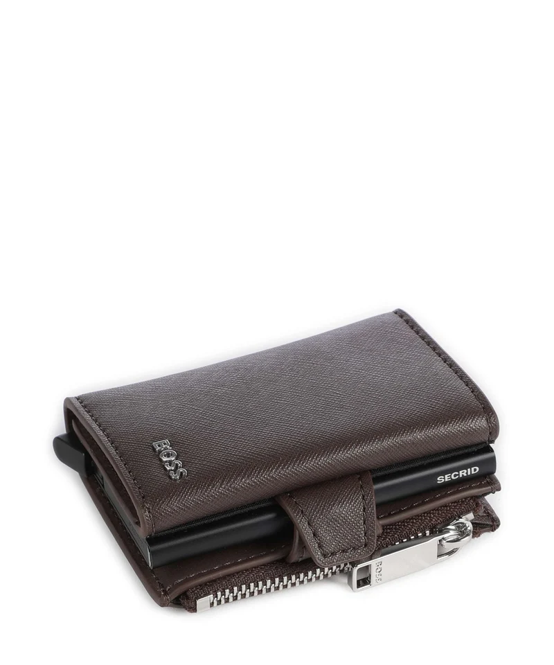 BOSS Northon Étui à cartes crédit dark brown