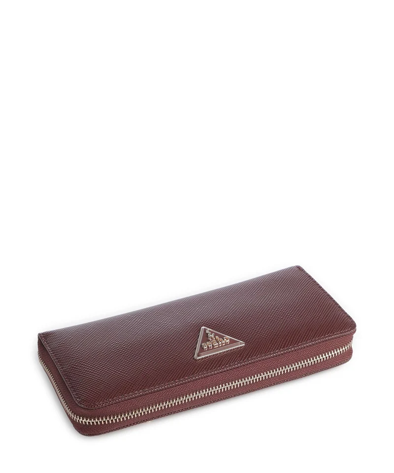 Guess Laurel II Large Portefeuille burgundy