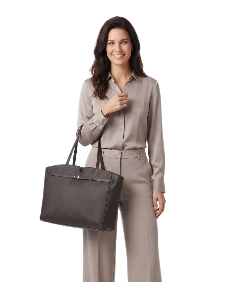 BOSS Revers Cabas dark brown