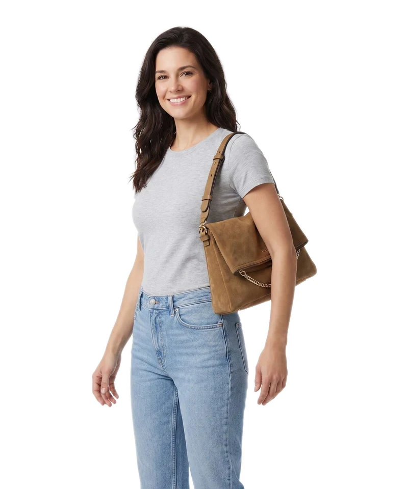BOSS Yelena Sac porté épaule medium beige