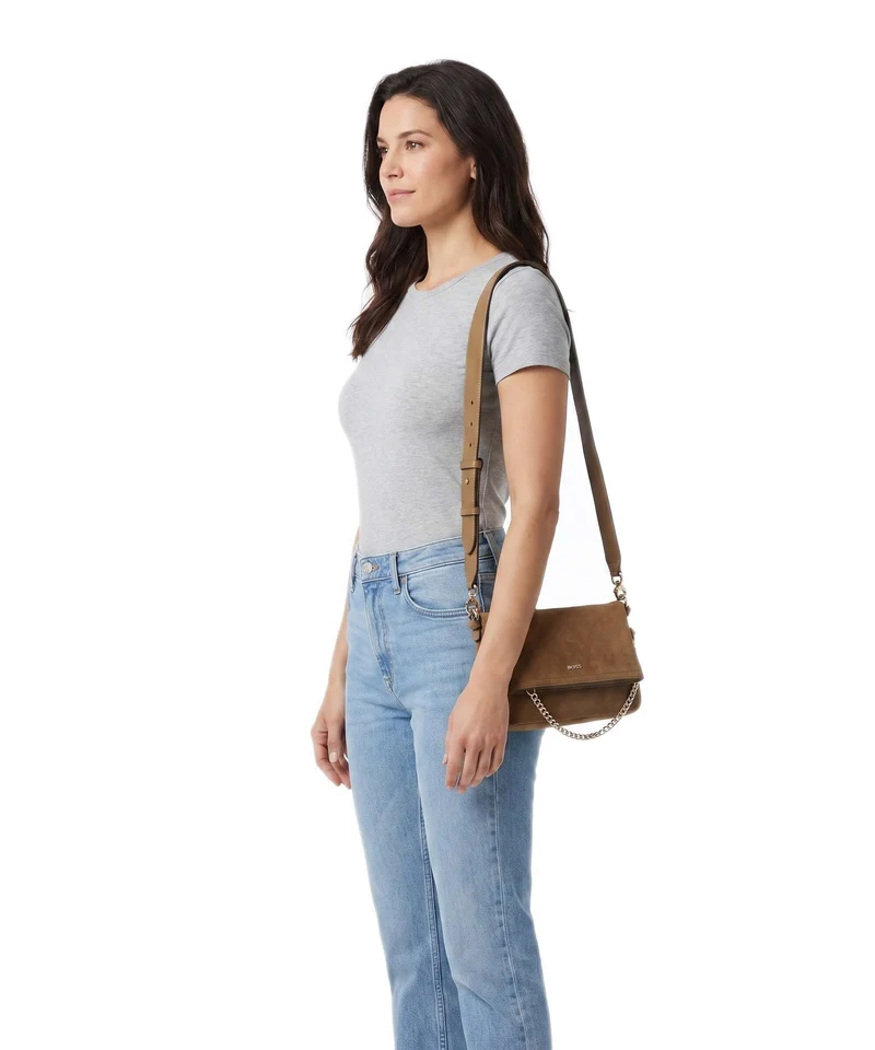 BOSS Yelena Sac bandoulière medium beige