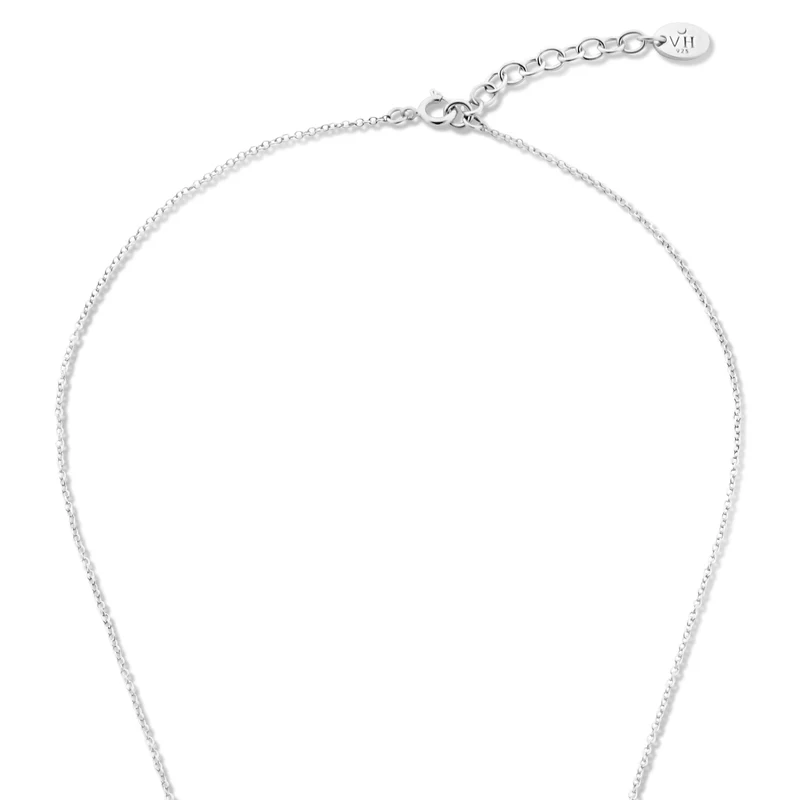 Violet Hamden Venus Collier en Argent 925 Sterling avec Fleur de Naissance VH340026-OCT