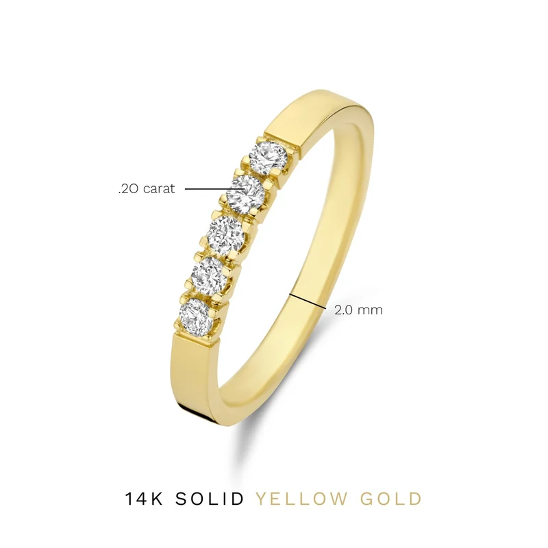 Isabel Bernard De la Paix Bague Or 14 carats IBD330018-48