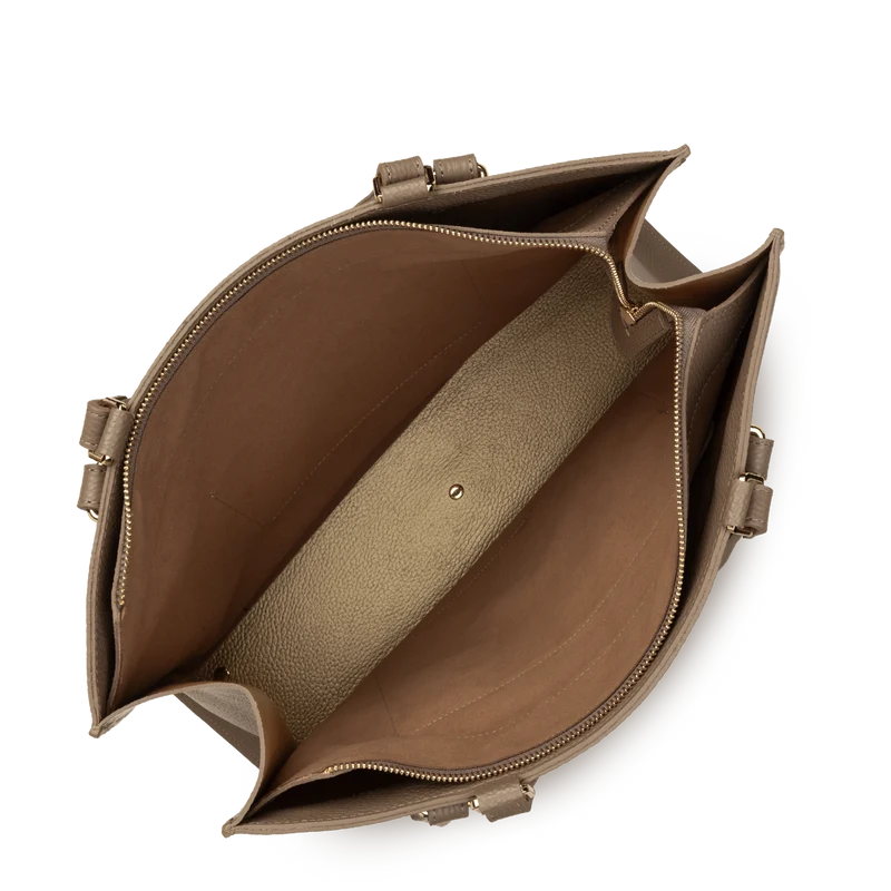 Très grand sac cabas épaule - Foulonné Double DAILY