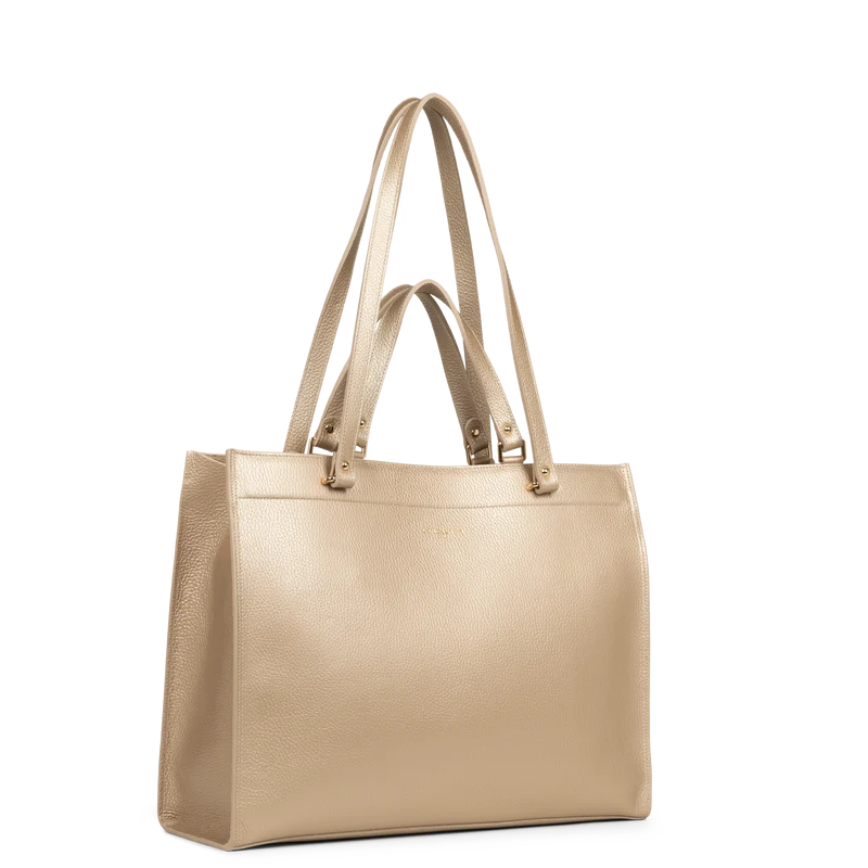 Très grand sac cabas épaule - Foulonné Double DAILY