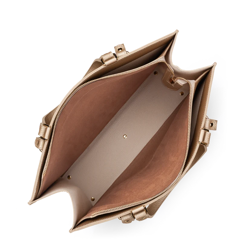 Très grand sac cabas épaule - Foulonné Double DAILY