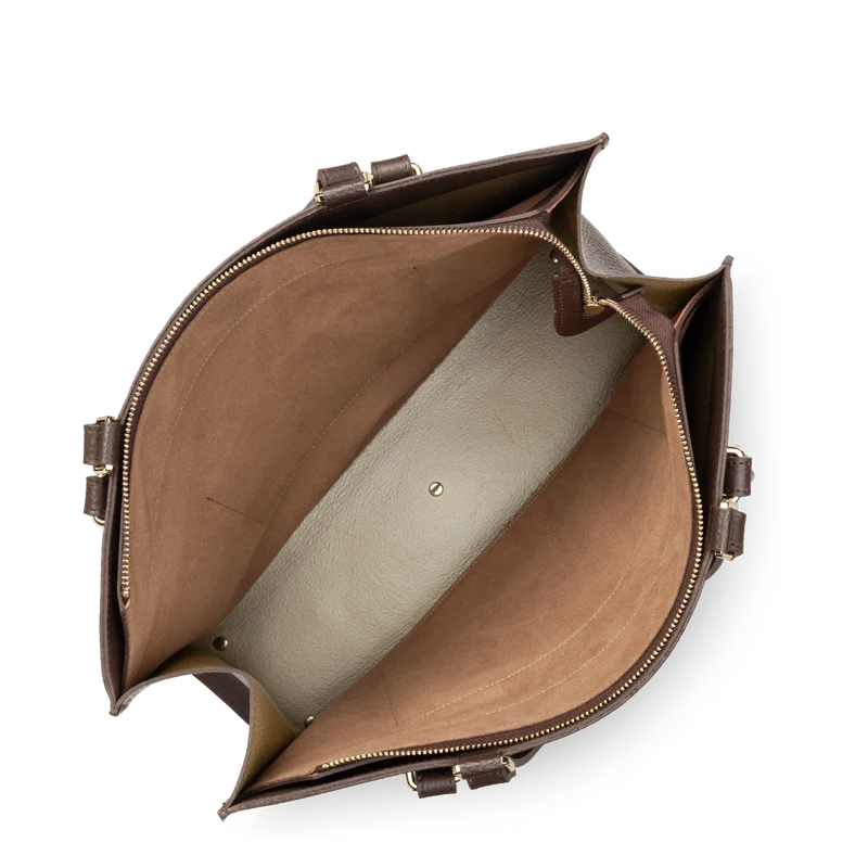 Très grand sac cabas épaule - Foulonné Double DAILY