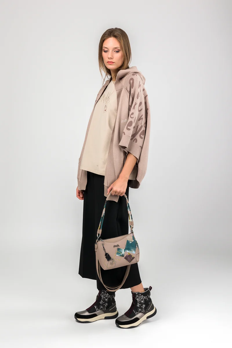 Sac à main avec bandoulière moyen Evolution