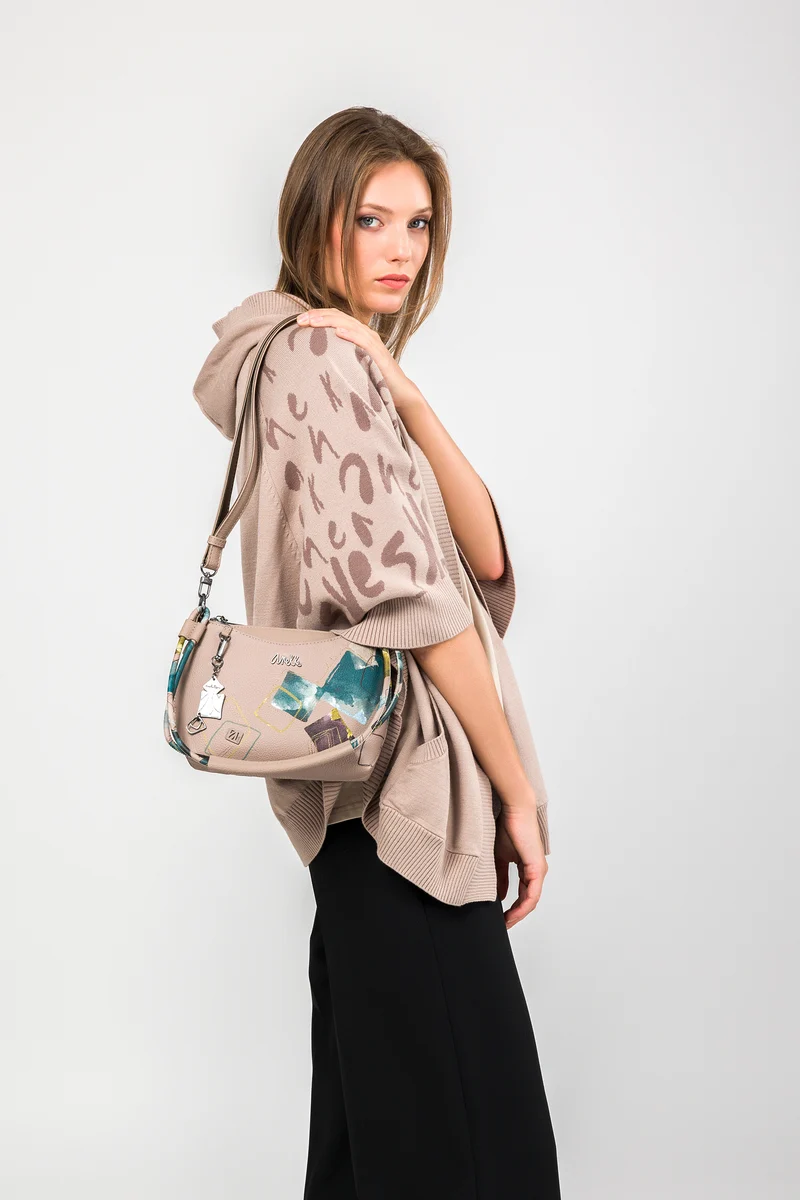 Sac à main avec bandoulière moyen Evolution