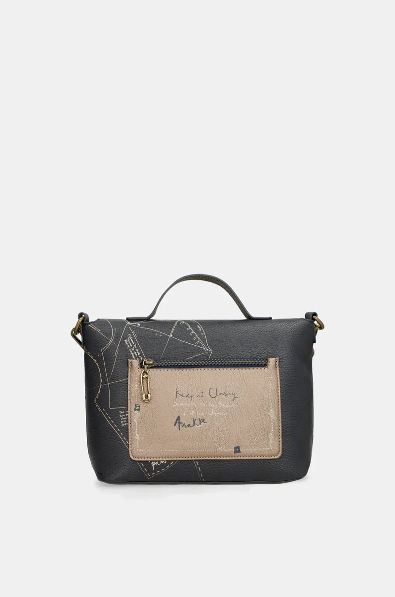 Sac bandoulière à rabat et anse Studio