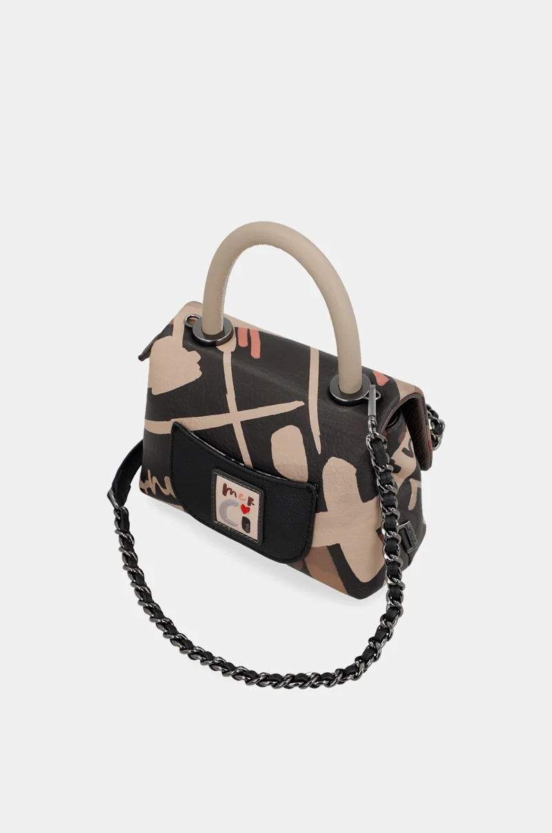 Sac bandoulière à rabat petit Parisian