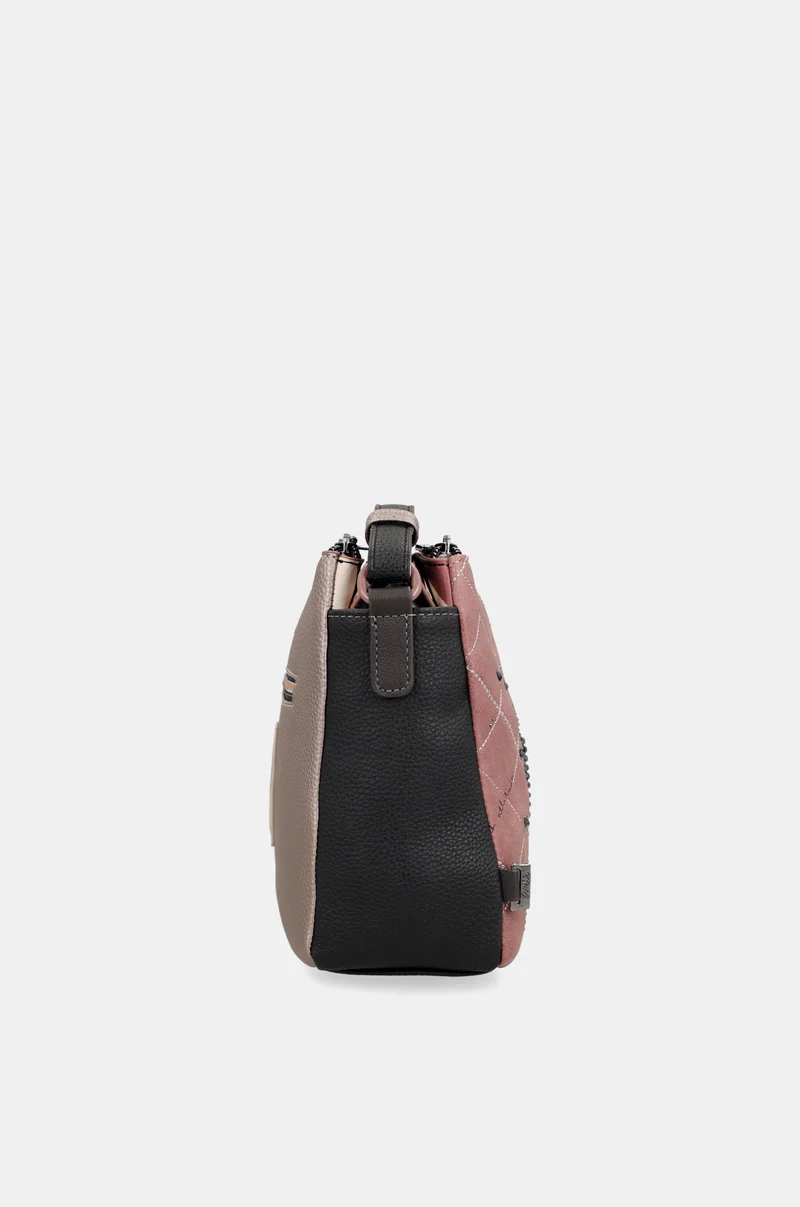 Sac bandoulière à motifs 3 compartiments Parisian