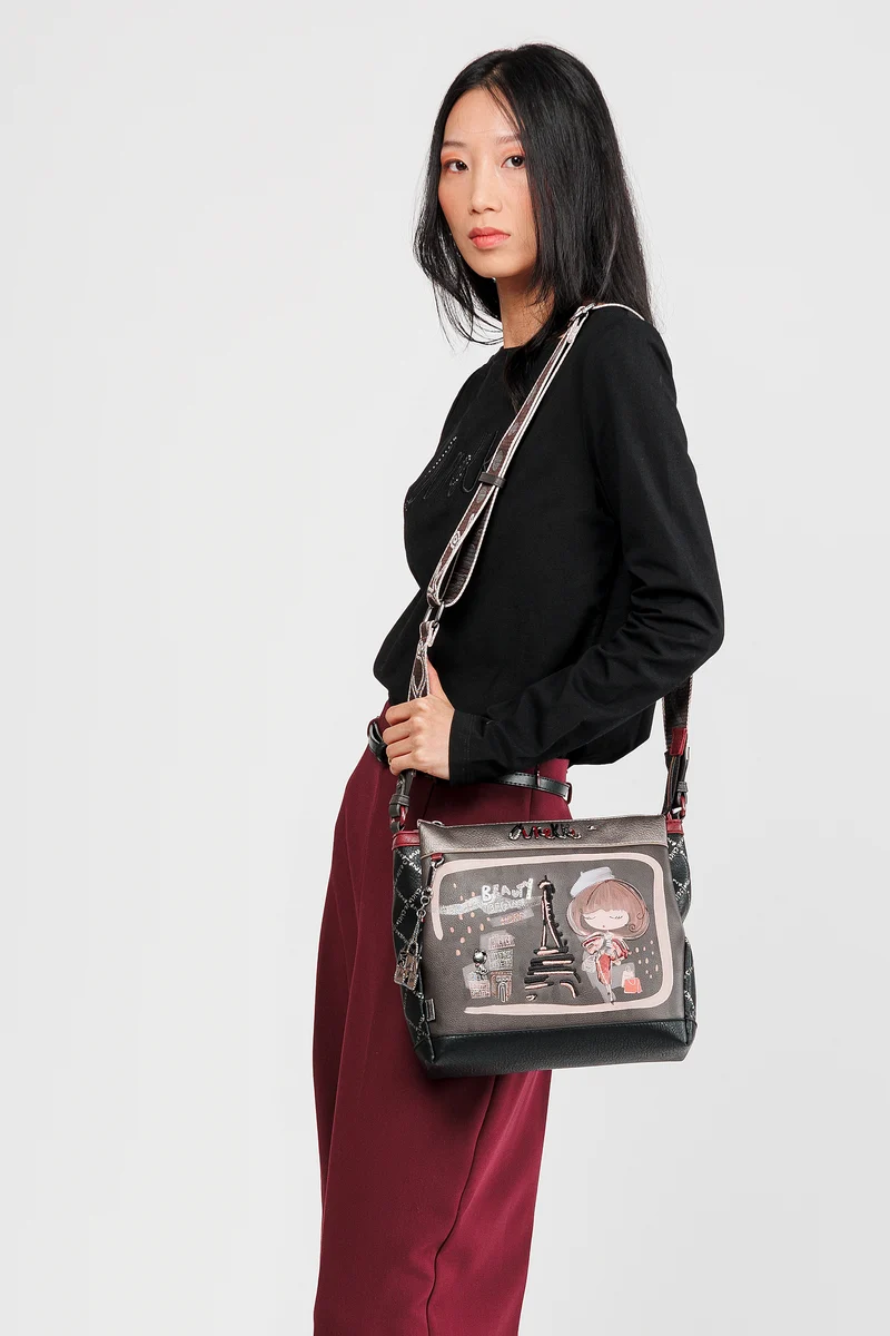Sac bandoulière 3 compartiments Mademoiselle