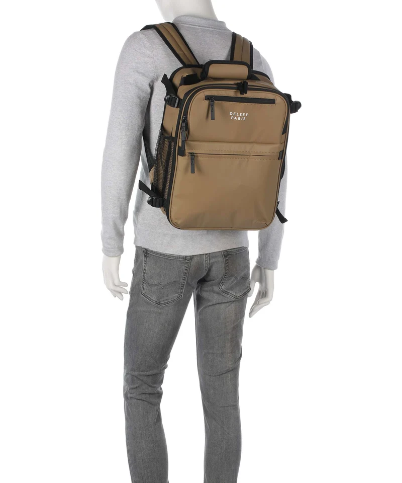 Delsey Paris Maubert 2.0 Sac à dos de voyage beige