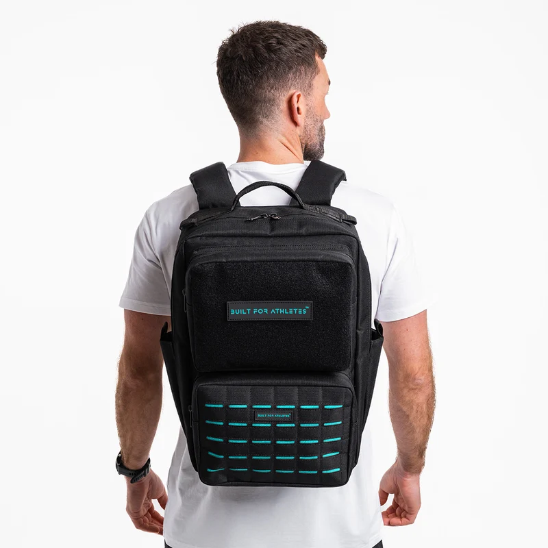 Black & Aqua Training Backpack