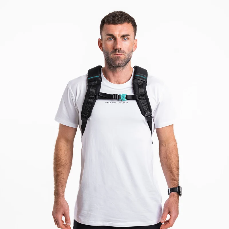 Black & Aqua Training Backpack