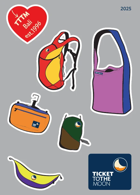 Sticker Set Ticket to the Moon