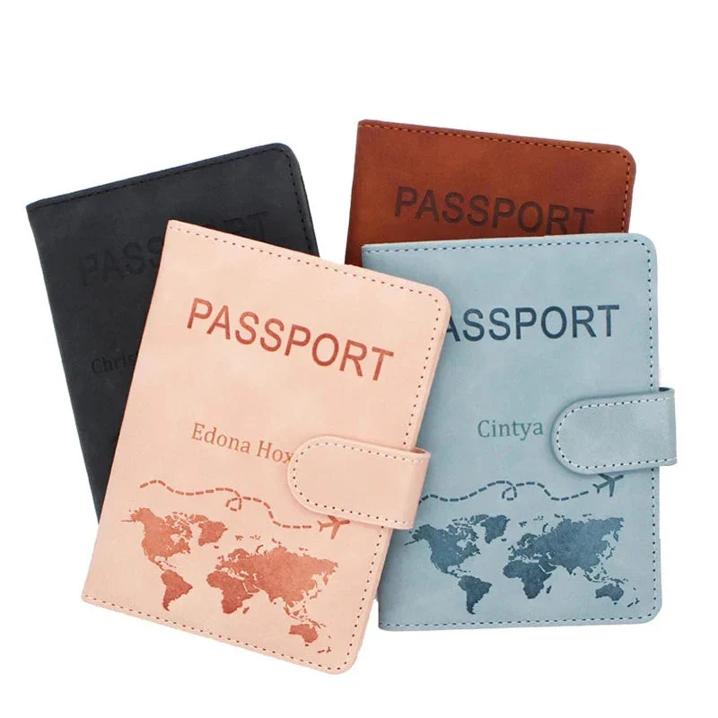 Étui Passeport Personnalisé | Emplacements Cartes et Billets