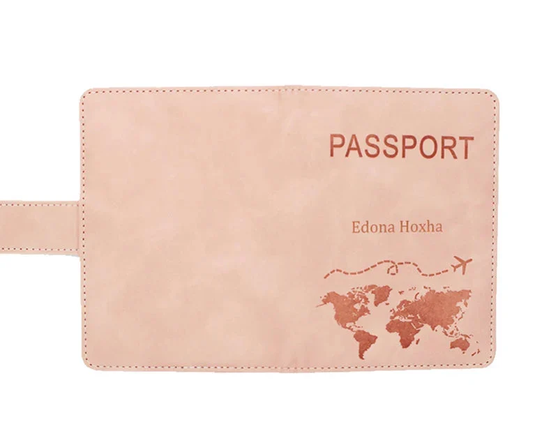 Étui Passeport Personnalisé | Emplacements Cartes et Billets