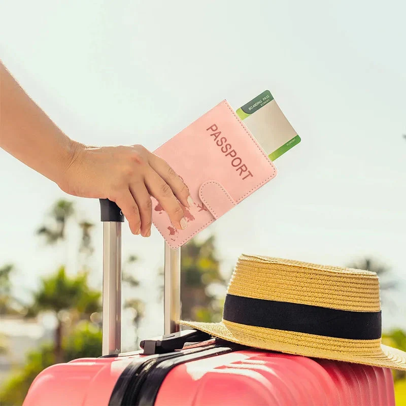 Étui Passeport Personnalisé | Emplacements Cartes et Billets