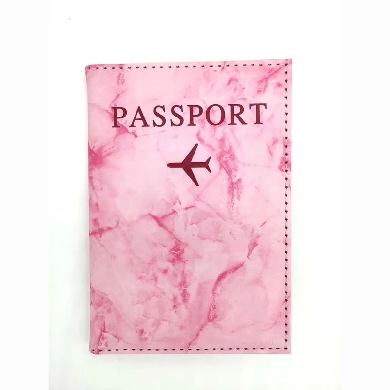 Étui Passeport Marbre Avion | Protection Style Sophistiqué