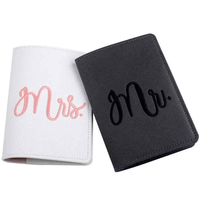 Étui Passeport Couple | Protection Compacte Pu