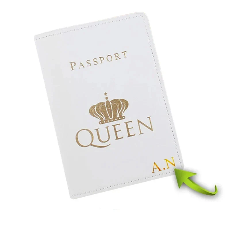 Étui Passeport Couple Personnalisé | Élégance Duo en Voyage