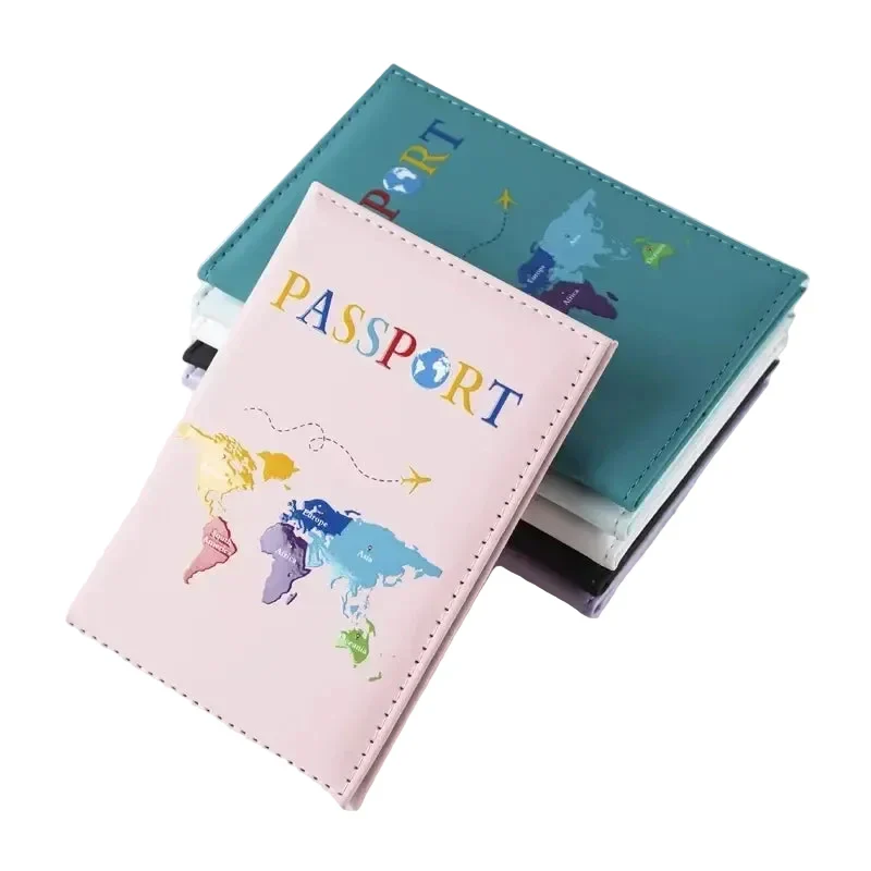 Étui Passeport Carte du Monde | Protection Légère et Stylée