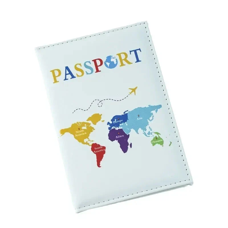 Étui Passeport Carte du Monde | Protection Légère et Stylée