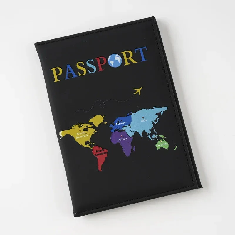 Étui Passeport Carte du Monde | Protection Légère et Stylée