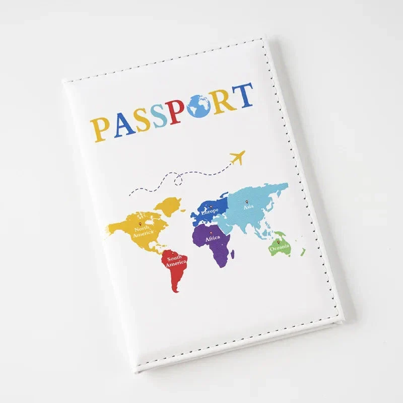 Étui Passeport Carte du Monde | Protection Légère et Stylée