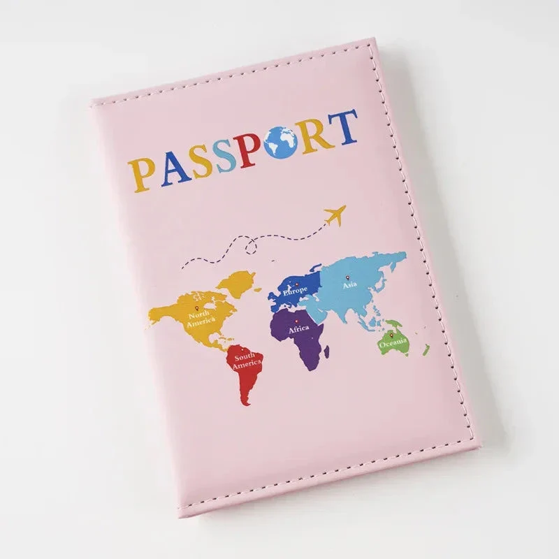 Étui Passeport Carte du Monde | Protection Légère et Stylée