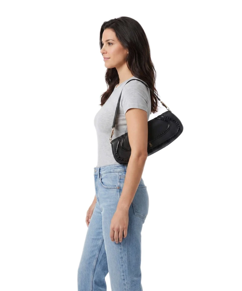 Steve Madden BCENA Sac porté épaule black/gold