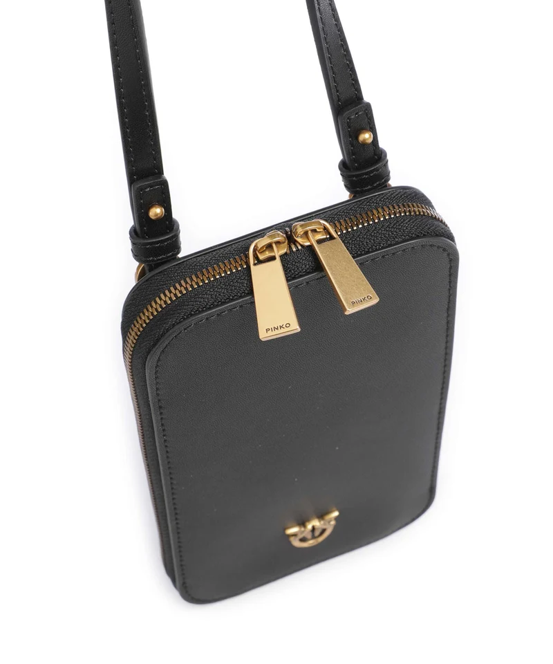 Pinko Pochette telephone nero/antique gold