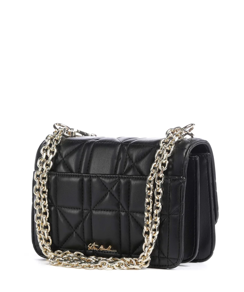 Steve Madden BELVIRA Sac porté épaule black/gold