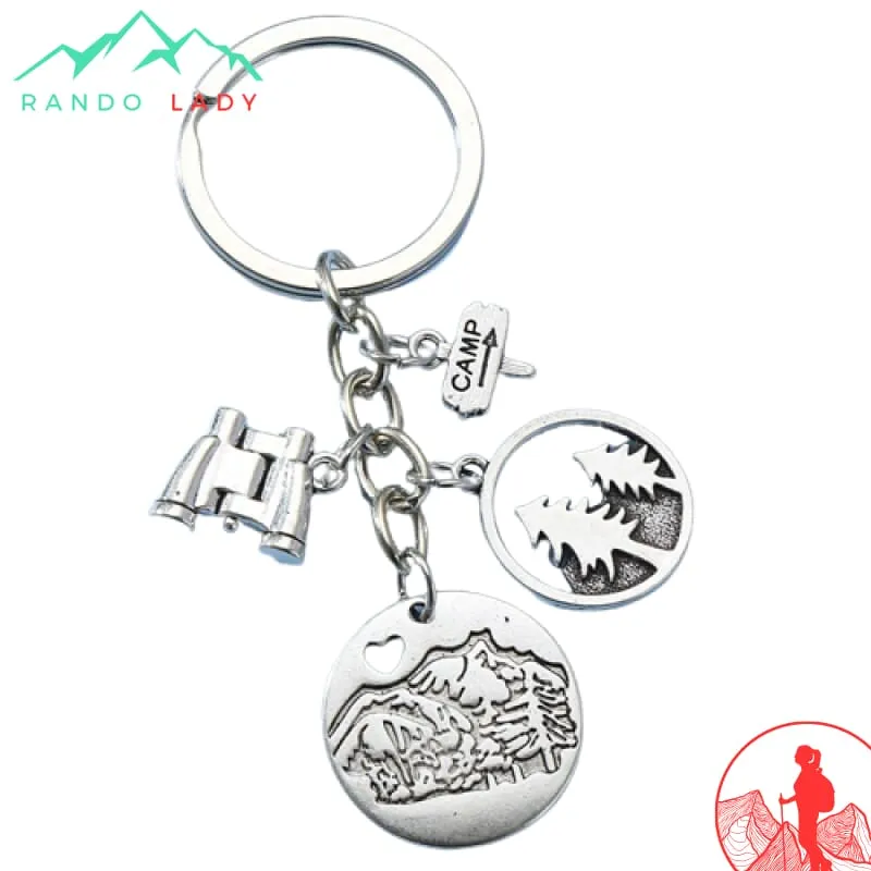 Porte Clé Montagne pour Randonneur