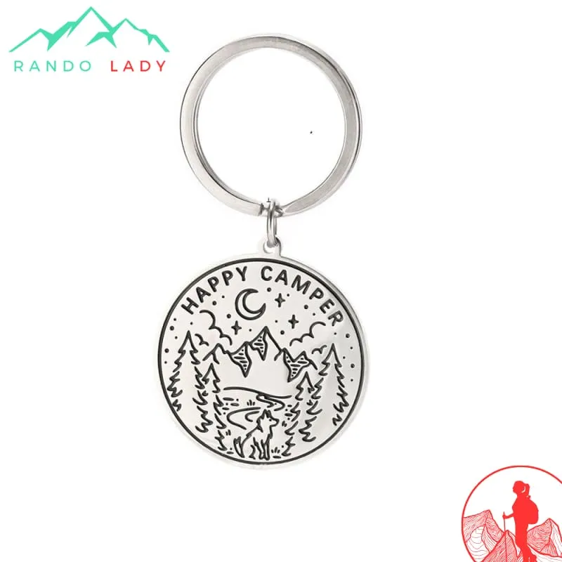 Porte Clé pour Fan de Camping