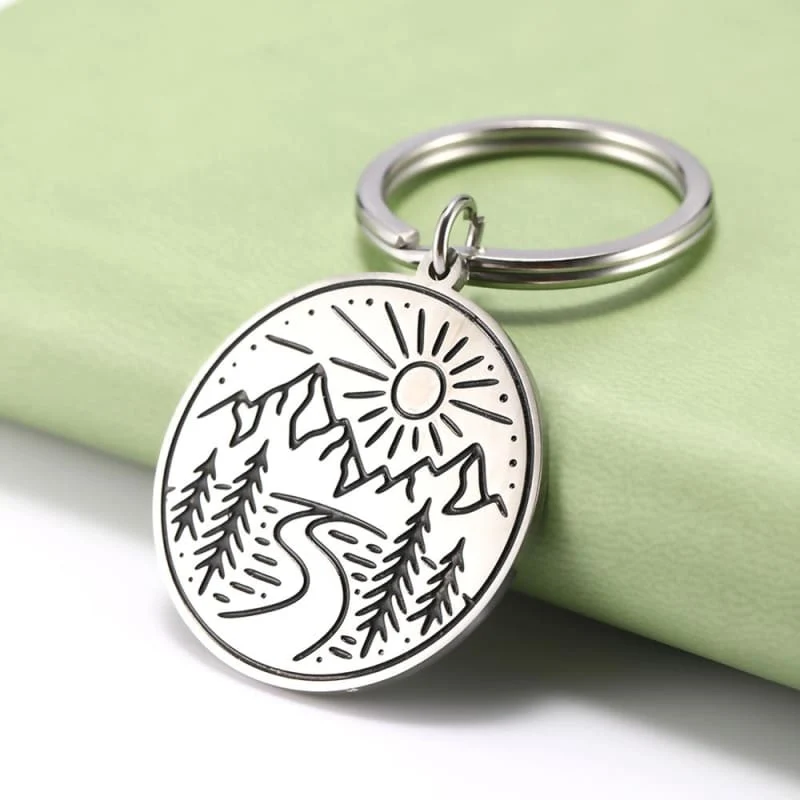 Porte Clé pour Fan de Camping