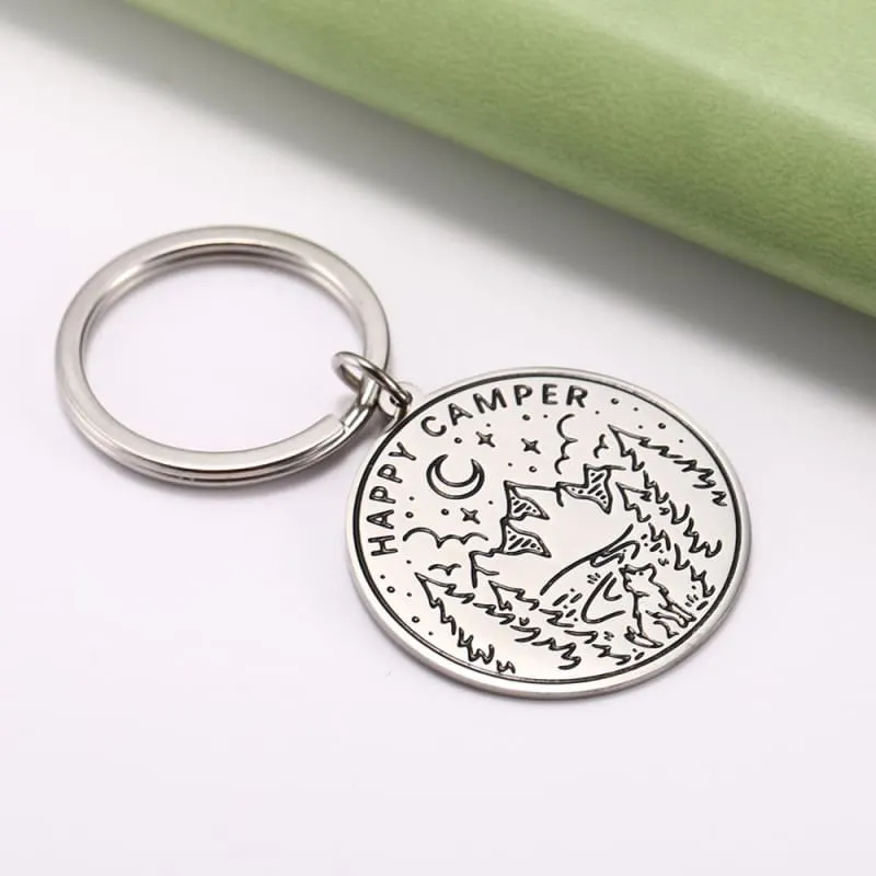 Porte Clé pour Fan de Camping