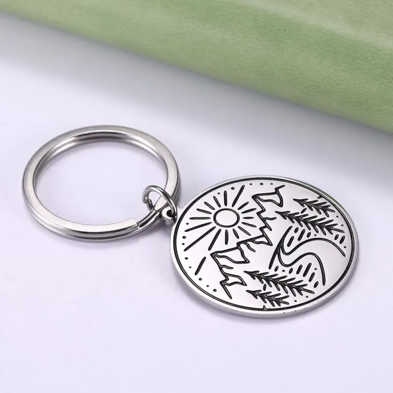 Porte Clé pour Fan de Camping