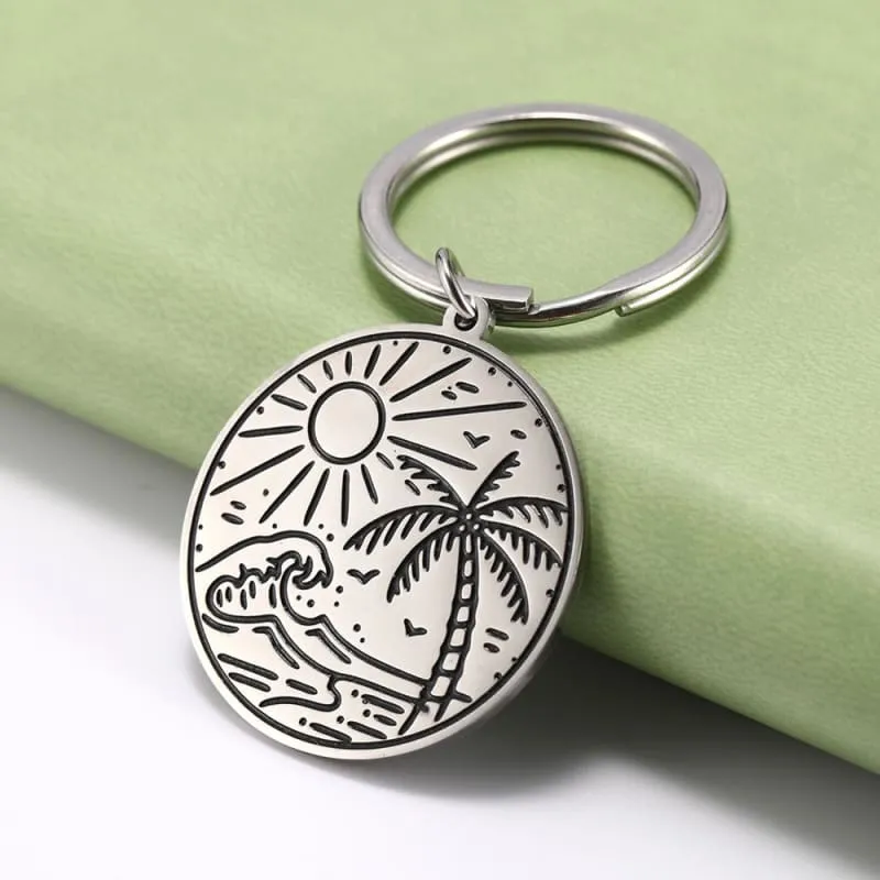 Porte Clé pour Fan de Camping