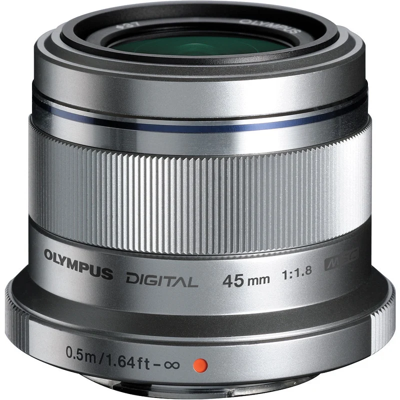 M.Zuiko 45mm f/1.8 (Argent)