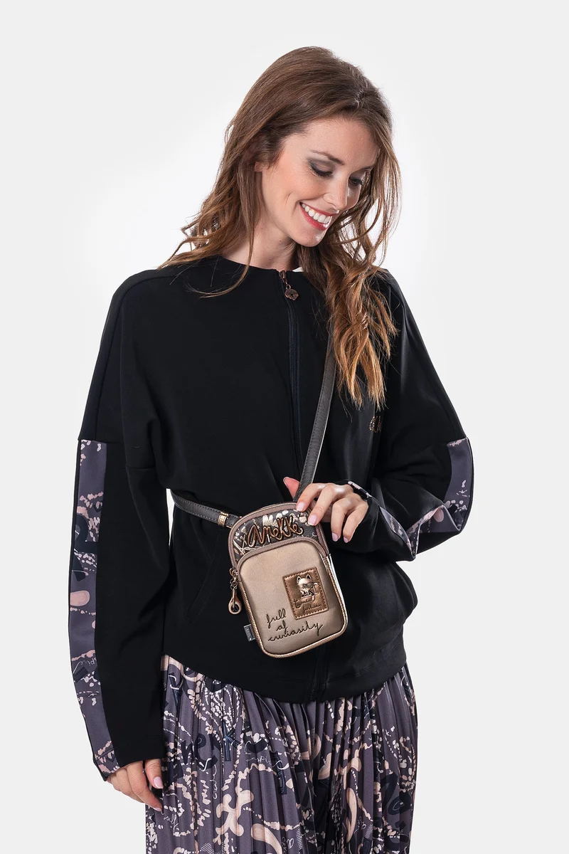 Sac bandoulière mini avec poche Intentions