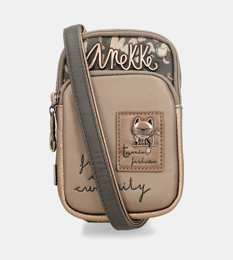Sac bandoulière mini avec poche Intentions