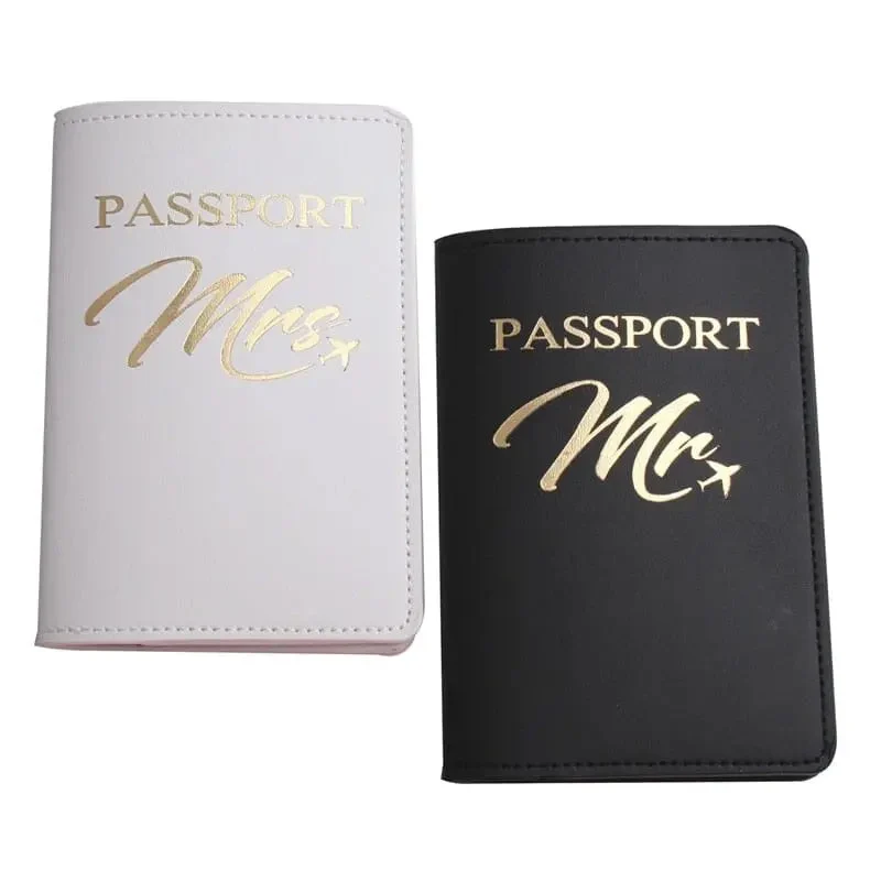 Protège-Passeports Couple Mr & Mrs | Idéal Voyage Noces et Cadeau