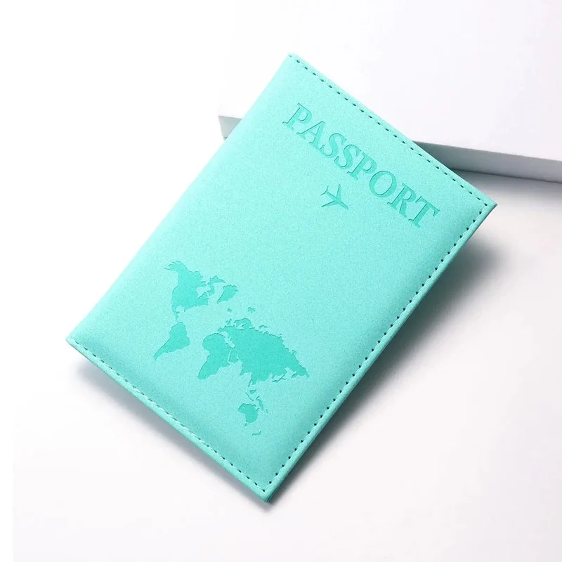 Protège-Passeport Mappemonde | Étui avec Emplacements Carte