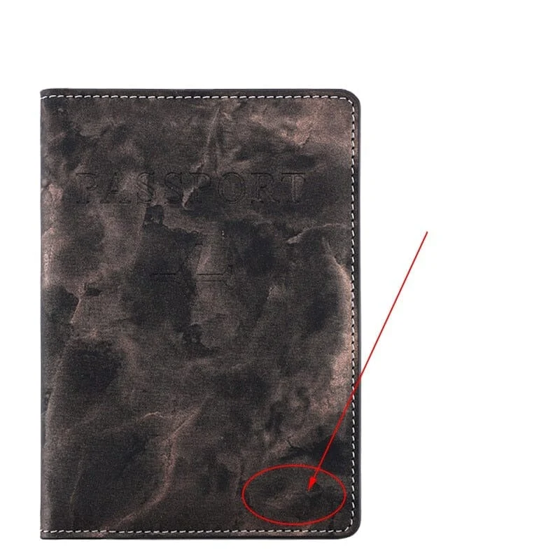 Protège Passeport Personnalisé Marbre | Gravure Prénom Unique