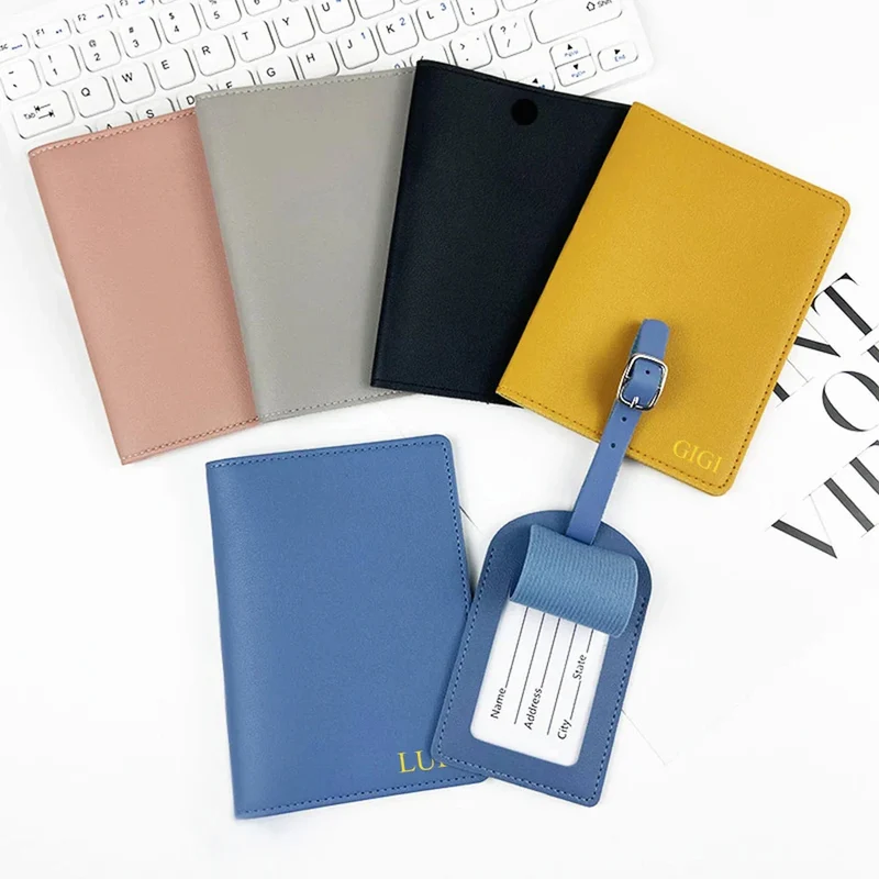 Protège Passeport Personnalisable | Cuir Synthétique Élégant