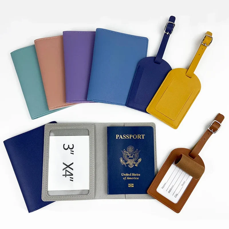 Protège Passeport Personnalisable | Cuir Synthétique Élégant
