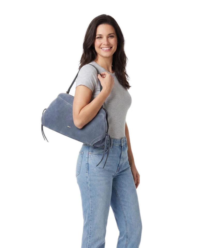 Abro Suede Necessity Small Sac porté épaule jeans